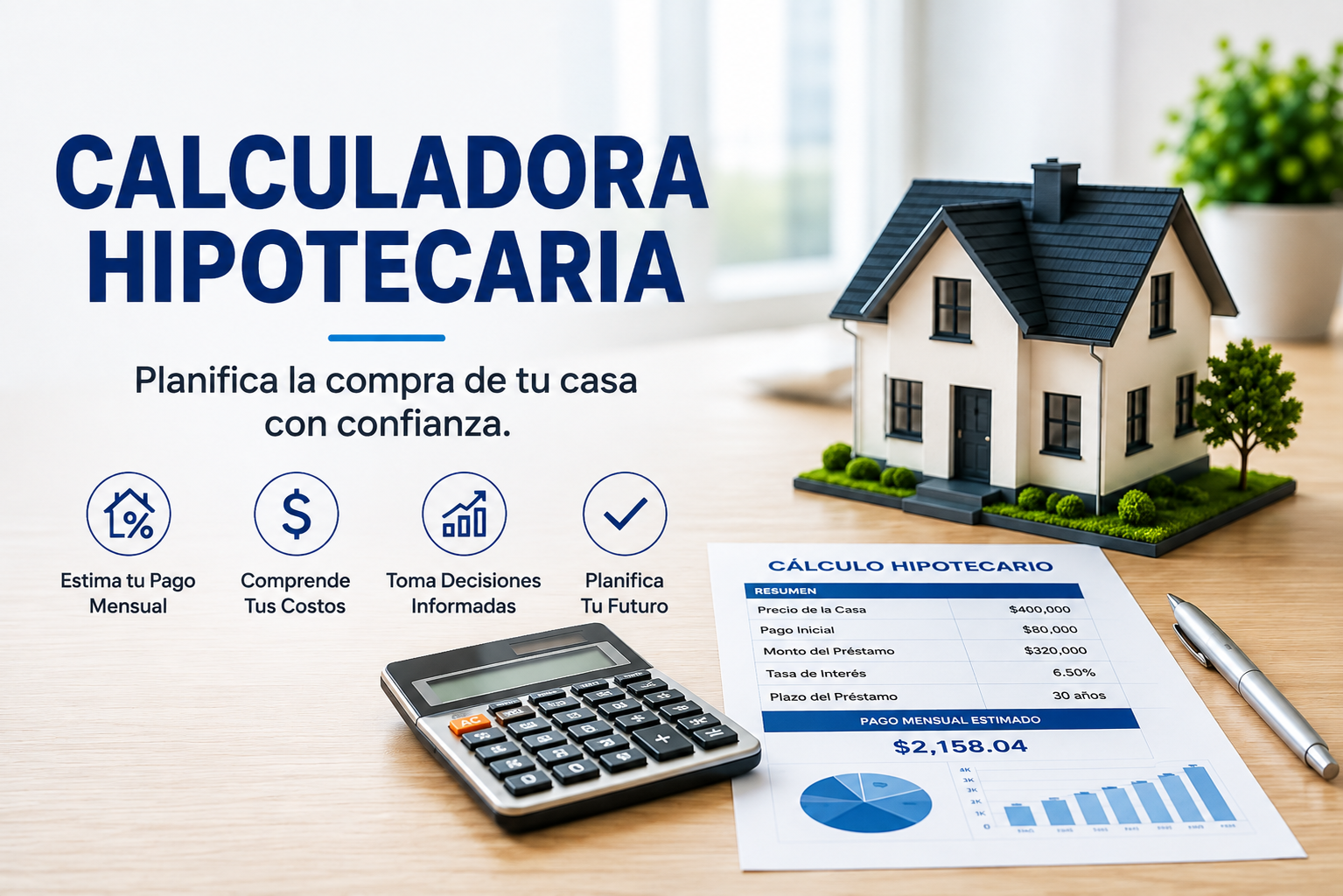 Calculadora hipotecaria para compradores de casa en Central Florida