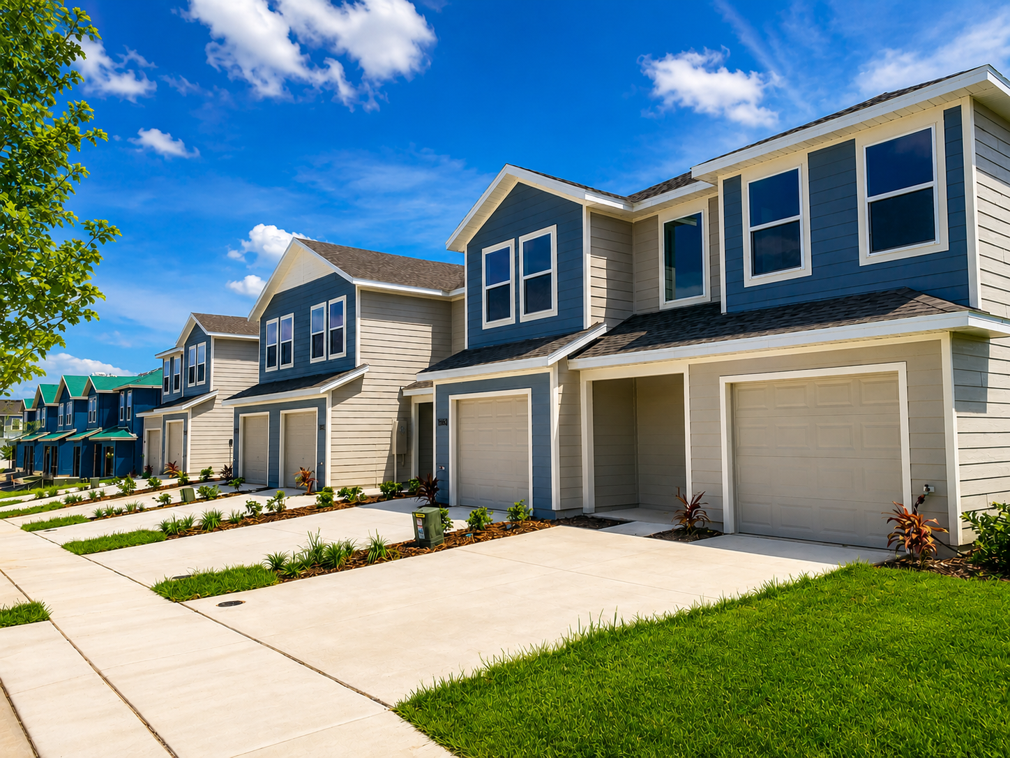 Townhomes económicos de nueva construcción en Davenport FL