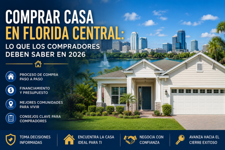 Comprar casa en Florida Central en 2026