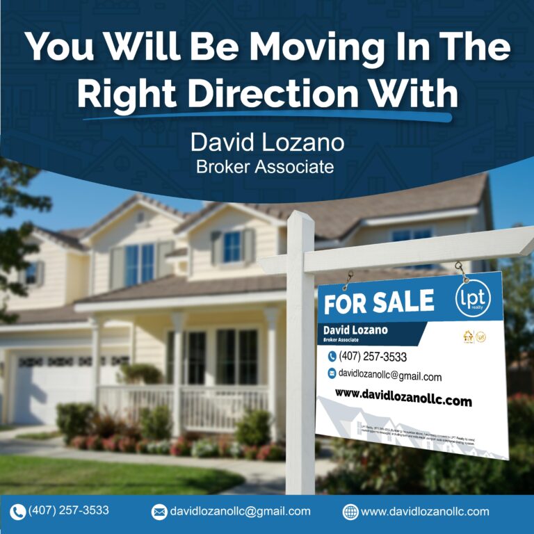 Selling a home in Central Florida with David Lozano, Broker Associate