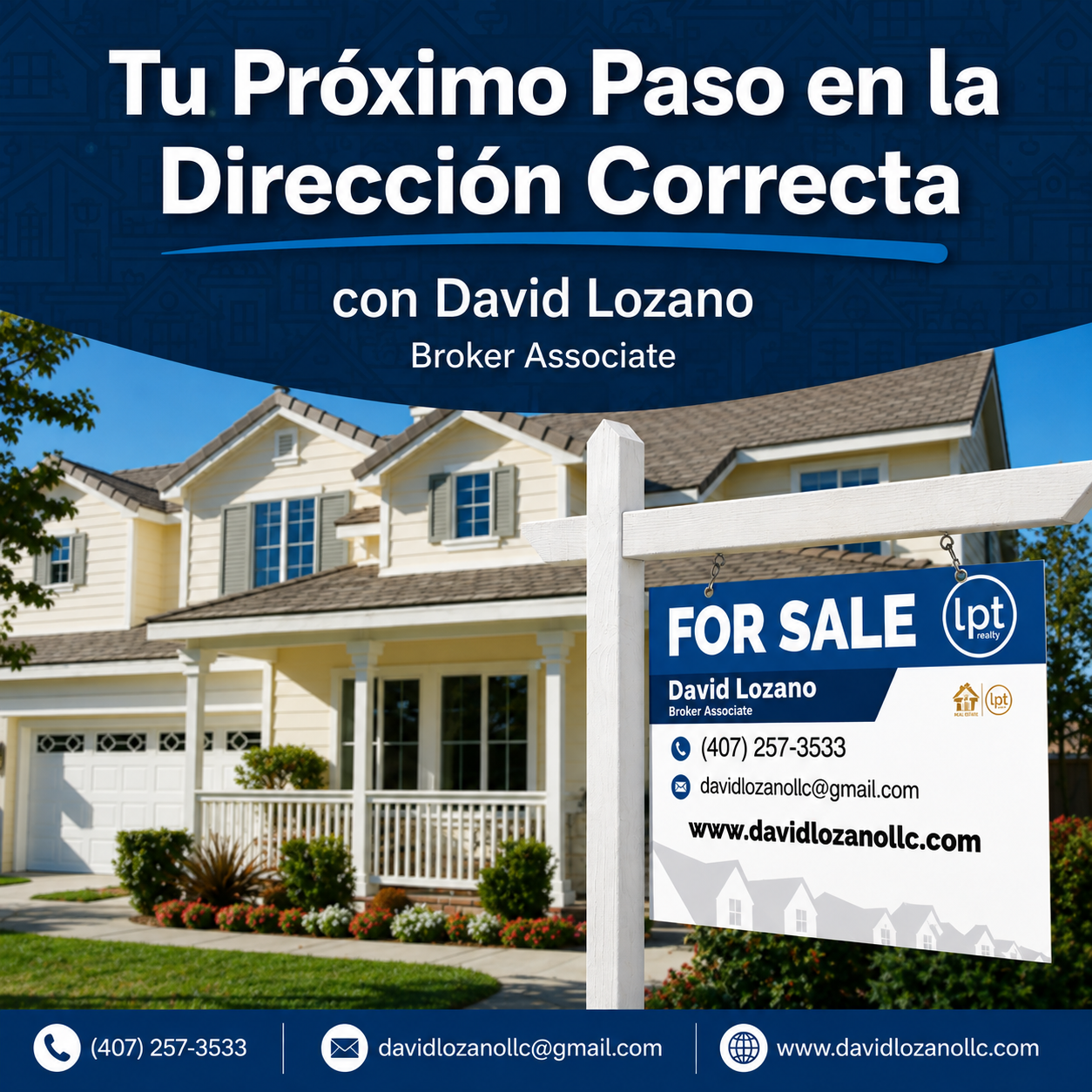 Vender una casa en Florida Central con David Lozano, Broker Associate